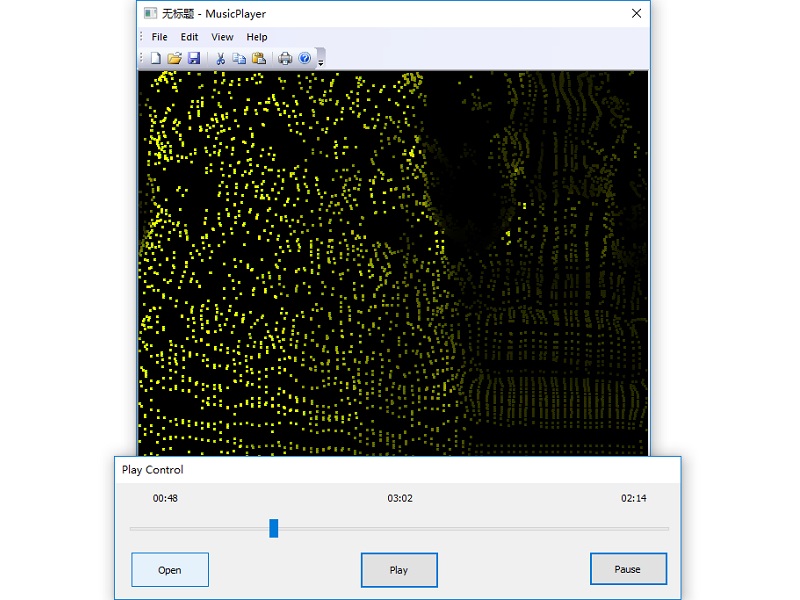 Music Visualization with Fluid Simulation